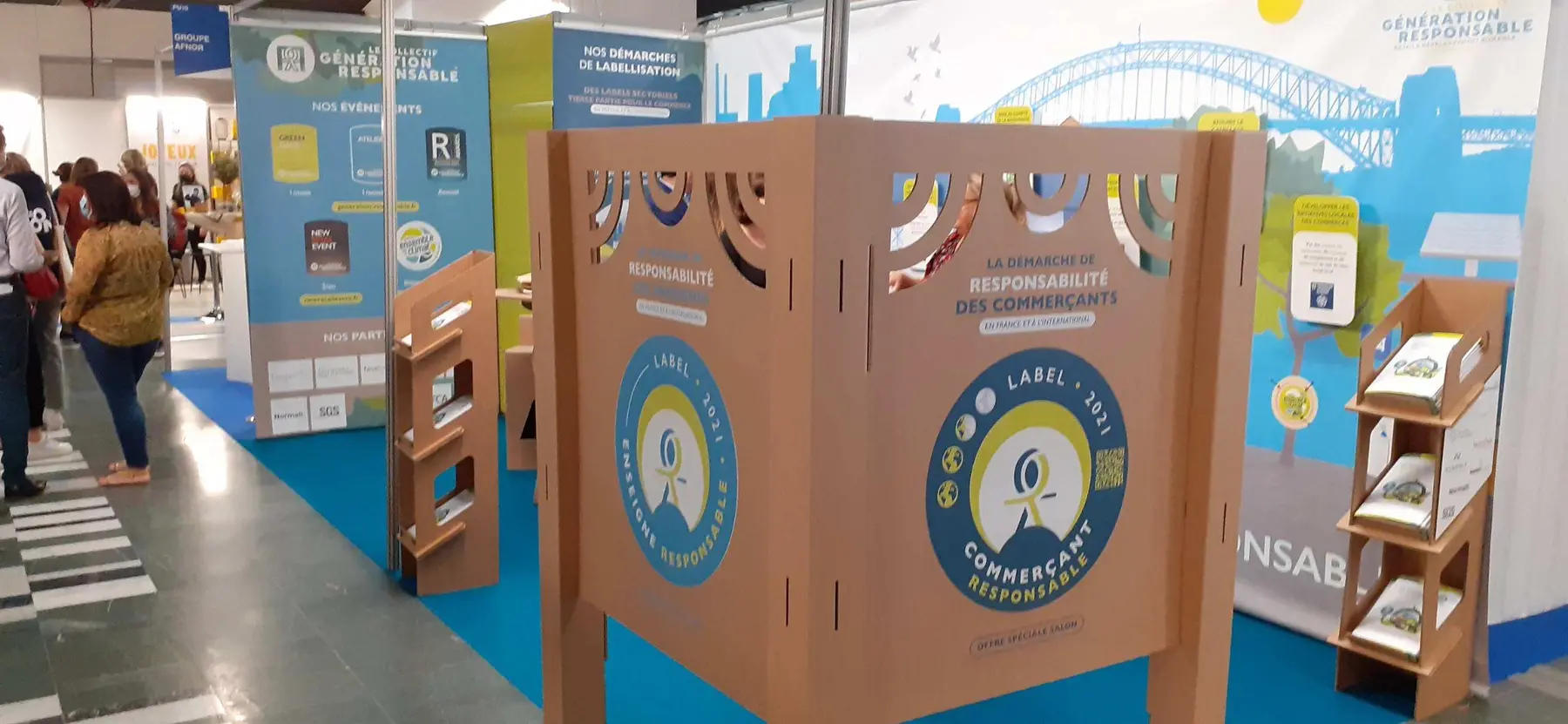 Stand du Collectif au salon Produrable